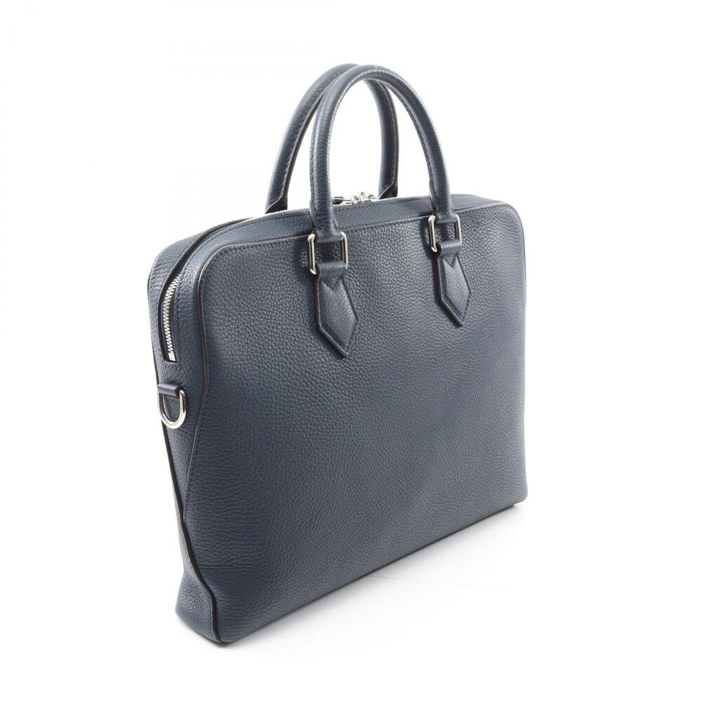 Louis Vuitton Navy Leather Armand Briefcase Blue Taurillon Bag